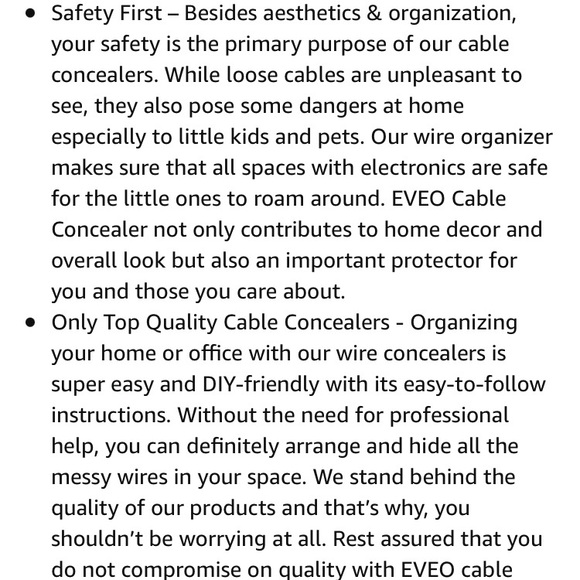 [EVEO] BNIB 150” Cable Raceway Cord Concealer - Picture 7 of 8